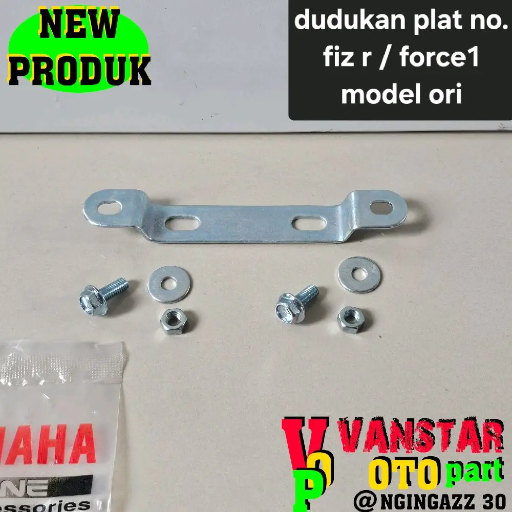 dudukan plat nomor depan fiz r f1z r fizr force1 alfa model ori