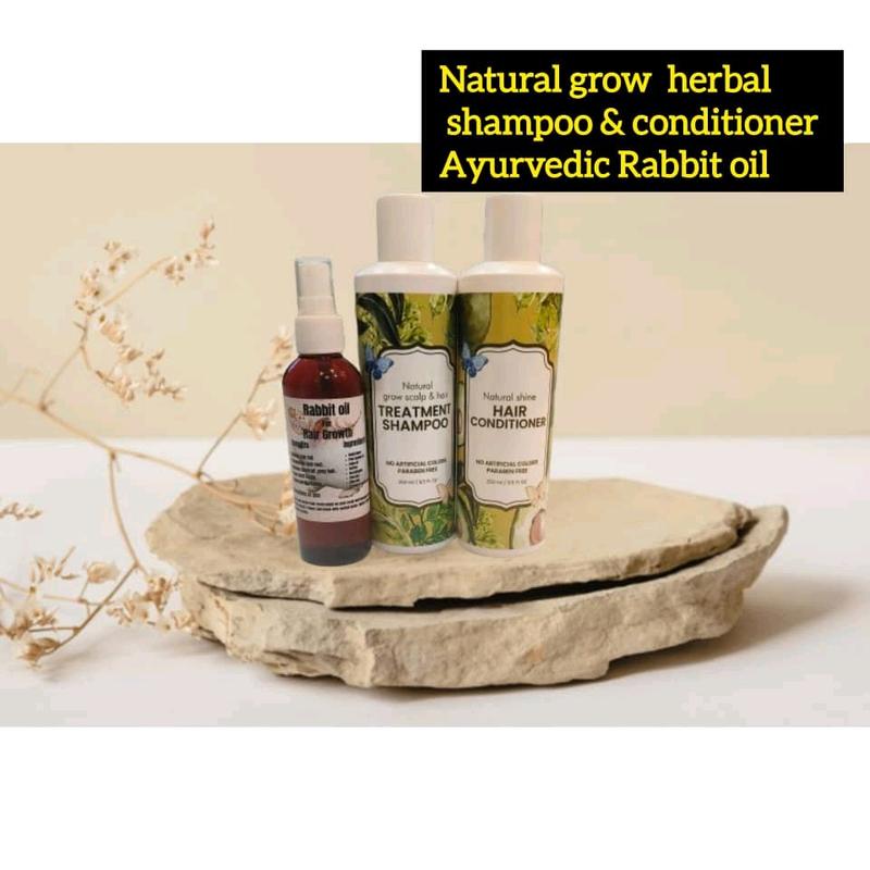 kerala shampoo,conditioner & Ayurvedic rabbit oil(combo set) - TikTok ...