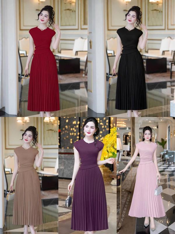 [MIỄN SHIP] BST MDU4757 Váy Mango Ý Cao Cấp – Quyến Rũ Với Dáng Váy Ly Xòe Dành Cho Nữ