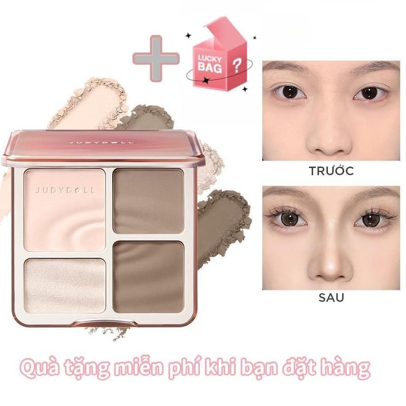 Mua Live Mần Đẹp tặng 1 quà Bảng Phấn Tạo Đường Viền 4 Sắc Thái Lớp Hoàn Thiện Tự Nhiên Lâu Trôi Không Thấm Nước 9g Bao Gồm Cọ Trang Điểm Đi Kèm Với Quà Tặng Miễn Phí