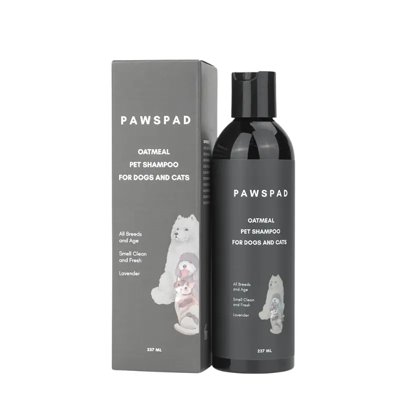 Shampoo Hewan Peliharaan Pawspad Oatmeal mengurangi gatal dan iritasi Tanpa Alkohol dan Paraben 237 ML