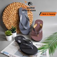 Gambar Paket 6 Pasang Sandal Jepit Karet Pria Sendal Sun Swallow Trek Motif Kulit Coklat Hitam dari Sun Swallow Sandals Kota Administrasi Jakarta Utara 1 Tokopedia