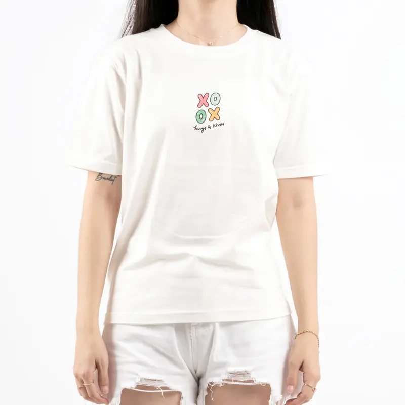 Jo & Co - T-Shirt Wanita - Broken White #083 0