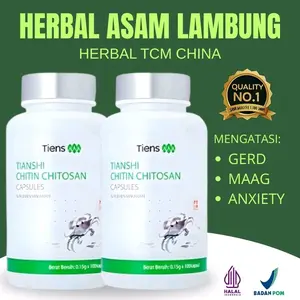 Obat Asam Lambung Tianshi Chitin Chitosan 100 Kapsul vitamin detox