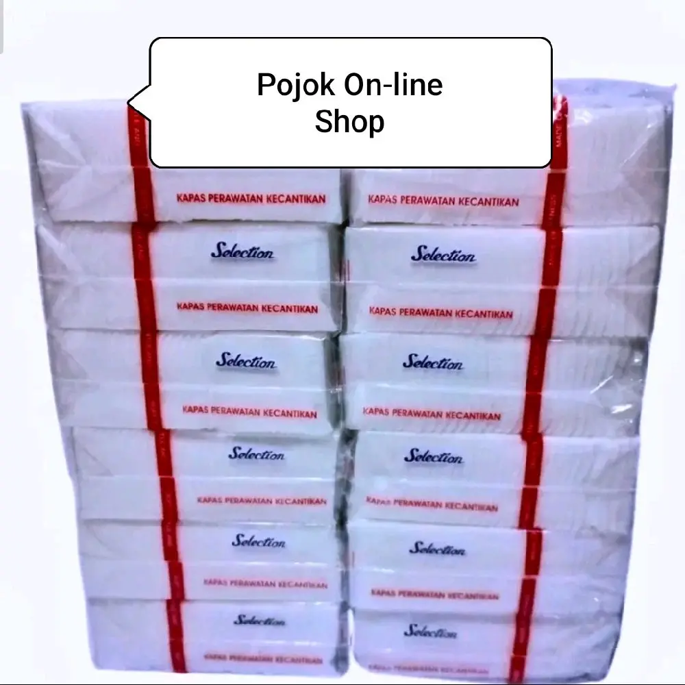 ( 12 pack ) Selection kapas 35 gram  kapas kecantikan Wajah Facial
