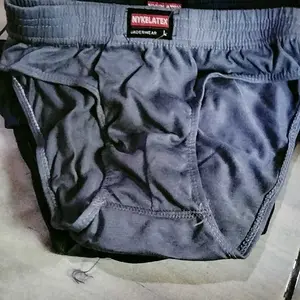 12 pcs Lusinan Celana dalam pria NYKELATEX size M L XL 3L 4L 5L katun lembut nyaman dipakai Big Size muat BB 90 kg