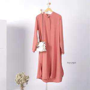 Dheena LongTunik bahan Wolfis grade A