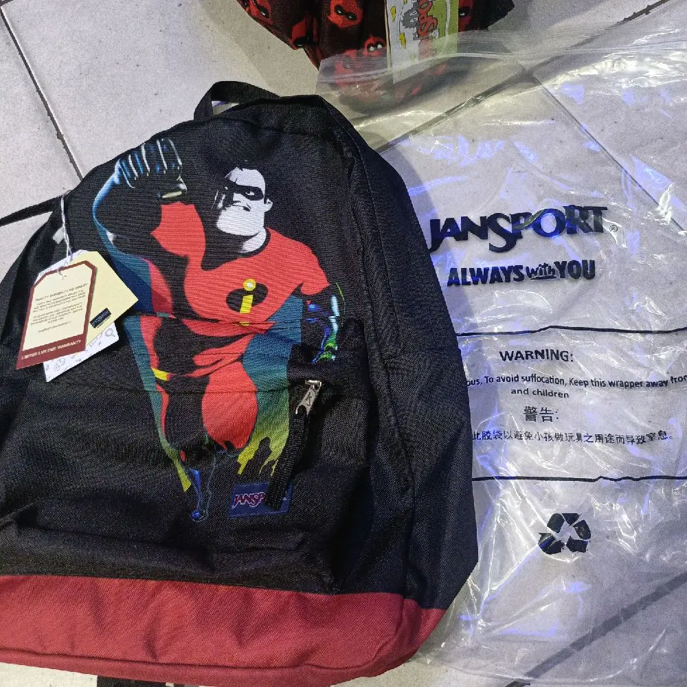 ransel jansport premium motif incre super full embos js