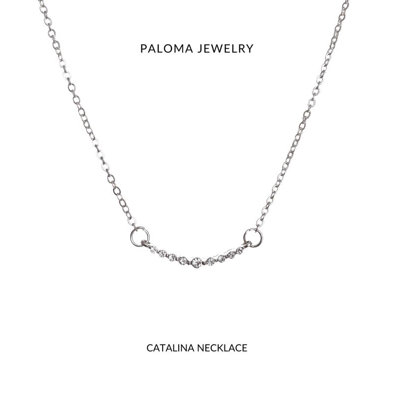 Product Introduction of PALOMA - Catalina Necklace | Sterling Silver & 18K Gold Plated 0