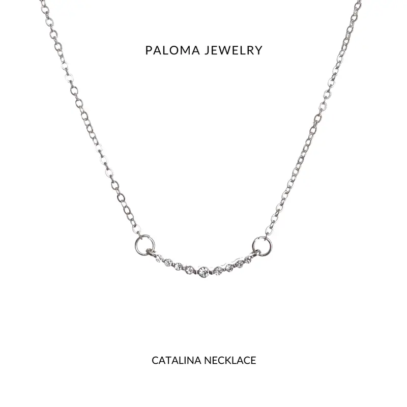 PALOMA - Catalina Necklace | Sterling Silver & 18K Gold Plated 0