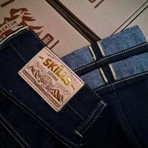 SKILLS DENIM 17 oz  selvedge GOLD SERIES purple original HEAVYWEIGHT