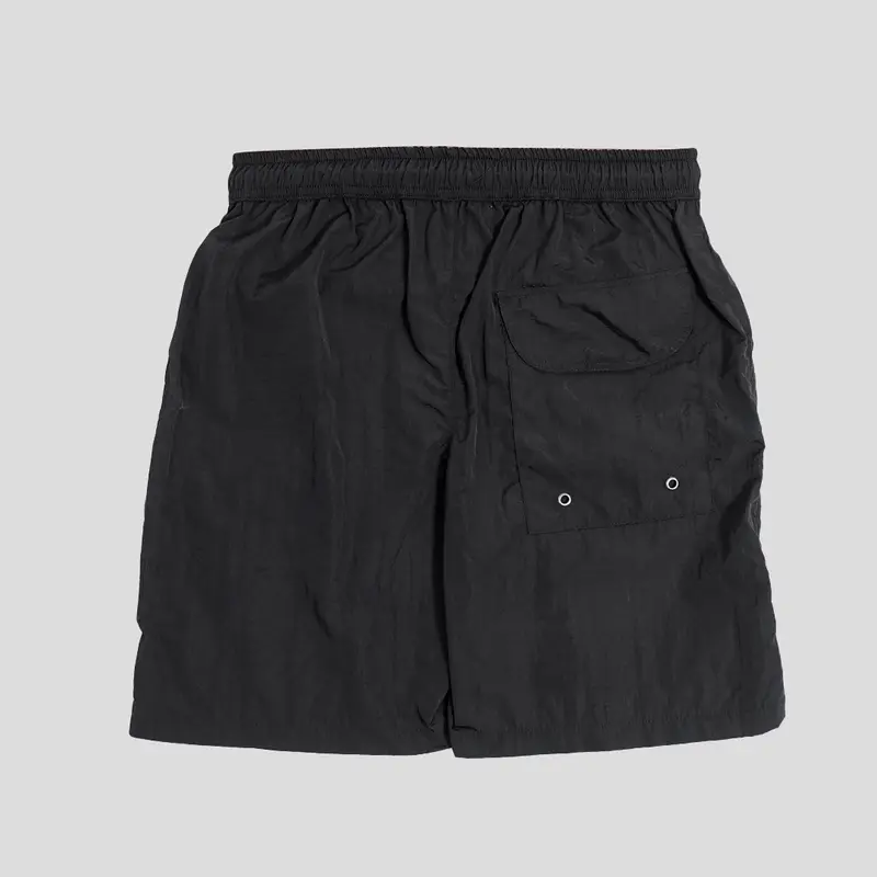 Prodigo * Boardshort Pria Bratan Motif 2 I Celana Pendek Pria I Celana Santai I Boardshort Crinckle I Short Pants Hitam 1
