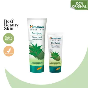 HIMALAYA Purifying Neem Face Mask 100ml | 50ml | 2x8ml - Masker Wajah Untuk Jerawat Acne Skincare