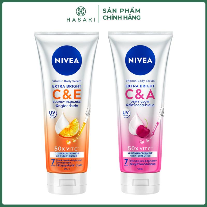 Sữa Dưỡng Thể Nivea Hỗ Trợ Dưỡng Sáng Da 180ml | HASAKI BEAUTY