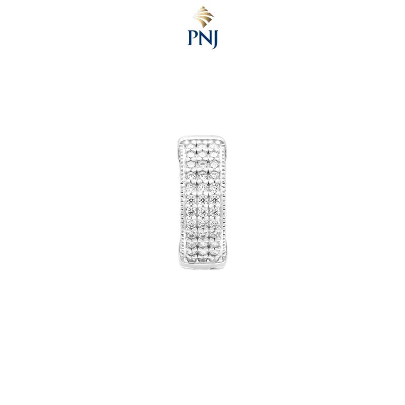 Bông tai nam Bạc đính đá MANCODE by PNJ XM00W060095