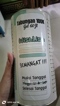 Product Review of CELENGAN TARGET REQUEST | SEMUA TARGET ADA - BY ENRASPROJECT tabungan from M**a 0