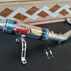 Knalpot Racing R9 Matic Beat pop Beat fi Beat karbu Vario CBS Vario 110 Vario 125 Vario 150 Mio M3 Mio Z Mio sporty Mio J Fino 115 Fino 125 Motorcycle