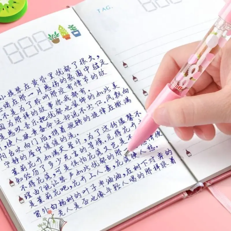Bút Tạo Bong Bóng, Vui Nhộn Với Đèn, Có Tem, Bút Khuôn Con Lăn 5 Trong 1, Đa Chức Năng, Thích Hợp Để Viết Và Ký, Bút Thổi Bong Bóng, Thích Hợp Cho Học Sinh 3