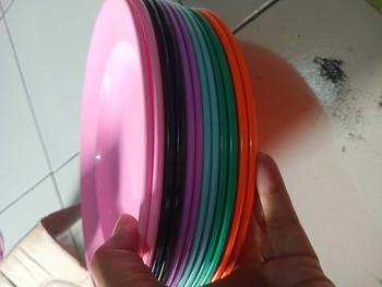 Product Review of Promo 1 Lusin Piring Melamin Asli SNI Model Bulat Besar Dan Tahan Panas from ** H** N**. ** ** 1