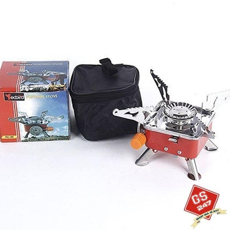 Bếp ga du lịch mini [ TẶNG DÂY DẪN GAS ] dã ngoại gấp gọn đa năng tiện lợi 3