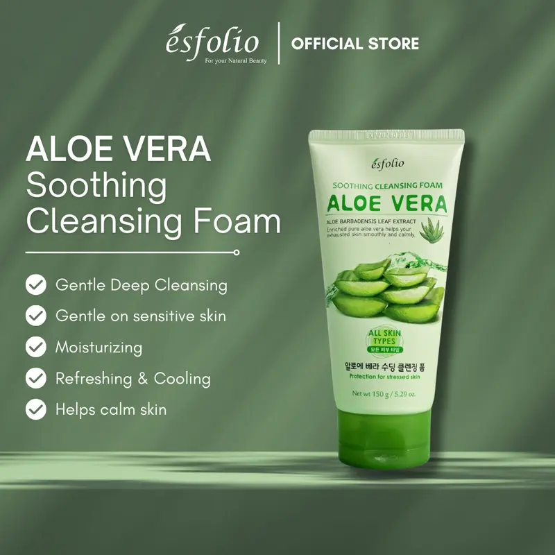 Esfolio Aloe Vera Soothing Gel Sachet 10ml - TikTok Shop Philippines