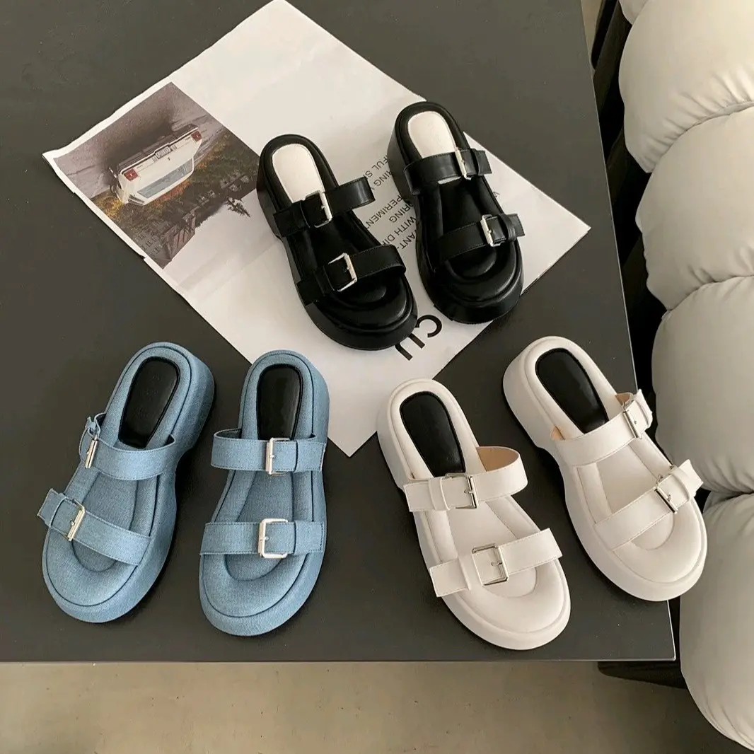 Shoeponic GHEA.01 - 2024 Flatform Wedges Sandal Wanita 5cm