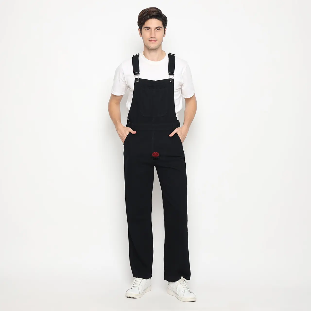 Jumpsuit Overall Loose Kodok Long Pants Pria Jeans All Color C03