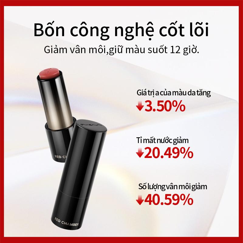 RED CHAMBER WANDERING Multi-Purpose Stick 3 trong 1: mắt môi má Lớp trang điểm mỏng nhẹ tự nhiên Son dưỡng Bắt sáng [Conditional Free Gift]Cọ silicon đa năng*1 Mút trang điểm RC *1 Hộp mù mặt dây chuyền pha lê*1 7