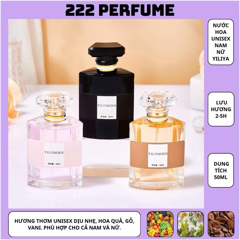 Nước Hoa YILIYA Unisex Nam Nữ Quyến Rũ Sang Trọng Xịt Thơm Toàn Thân 50ml Nội Địa Trung Perfume Cosmetic Women Man