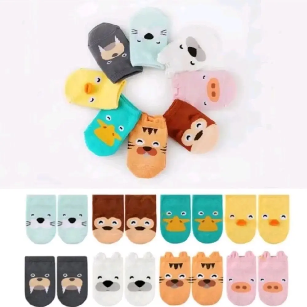 Kaos Kaki Pendek Anak/Bayi Karakter Anti Slip / Animal Prewalker /Baby Socks Terlaris