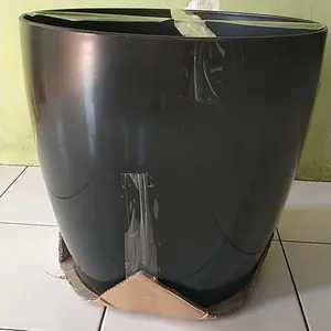 BAK MANDI AESTHETIC MODEL TERAZZO HITAM DAN PUTIH LOVENIA JUMBO DENGAN RODA DI BAWAH NYA UKURAN BERVARIASI XL 40LTR / XXL 50LTR / XXXL 60LTR