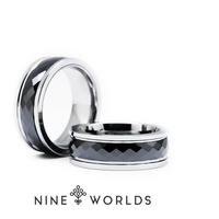 Gambar Nine Worlds Ring Tungsten Black Zirconia NW-00040 Cincin Pria Wanita Antikarat Tidak Pudar dari Nine Worlds Kota Administrasi Jakarta Barat 1 Tokopedia
