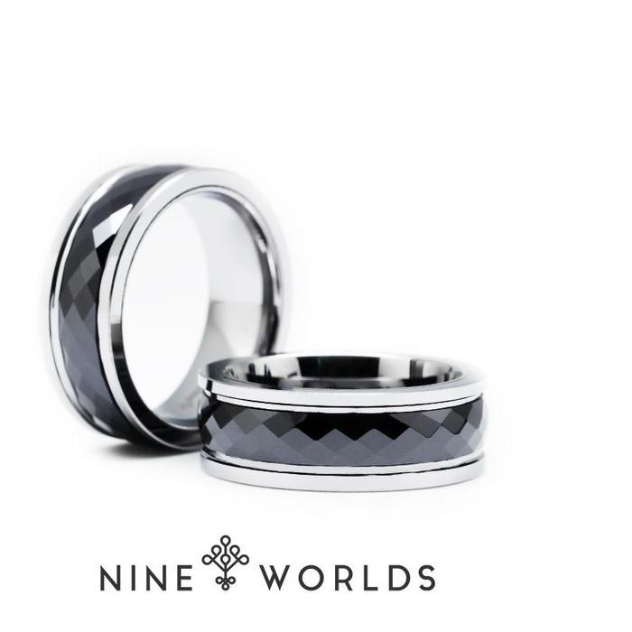 Gambar Nine Worlds Ring Tungsten Black Zirconia NW-00040 Cincin Pria Wanita Antikarat Tidak Pudar dari Nine Worlds Kota Administrasi Jakarta Barat Tokopedia