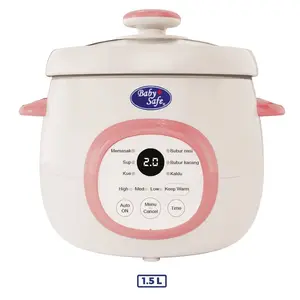 BabySafe LB017 Slow Cooker MPASI | Slow Cooker Serbaguna | Slow Cooker Multifungsi | Slow Cooker Digital