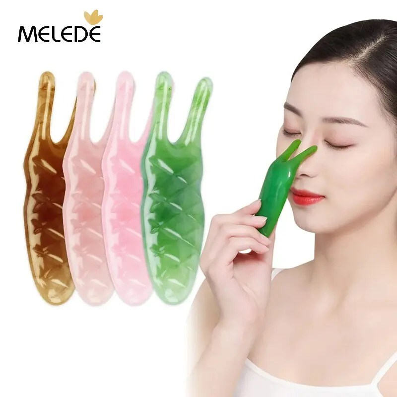 Promo Kecantikan // Alat Pijat Gua Sha Board Kristal Alami Untuk Kepala Hidung Dan Mata