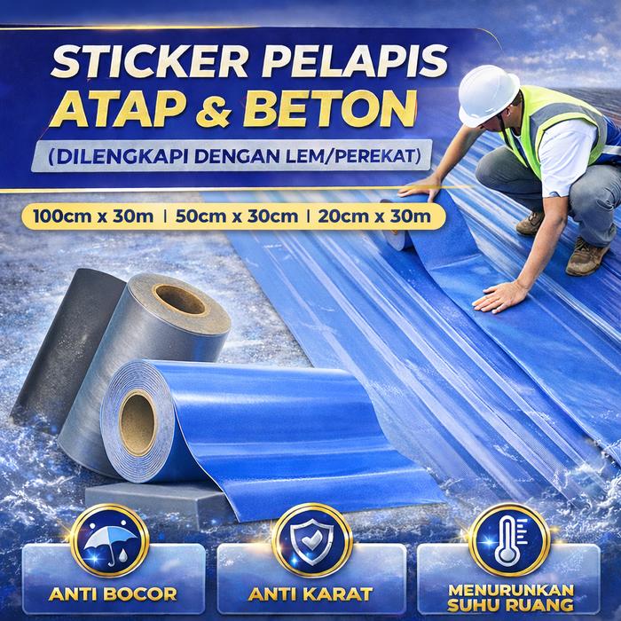 Promo [DingDong] Waterproof Tape Lakban Aluminium Anti Bocor 30M ...