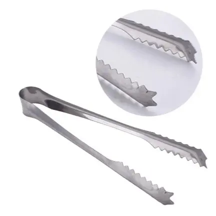 Capitan Es Batu Stainless Steel / Jepitan Es Batu Makanan Serbaguna