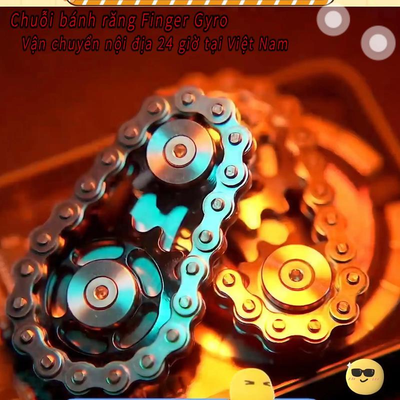 Con Quay Đầu Ngón Tay, Q2, Dây Chuyền Bánh Răng Kích Thước, Đồ Chơi Giảm Căng…