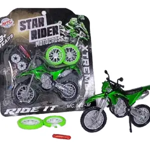 Star Rider Motocross MC 323/522 Mainan Anak-anak Edukasi dengan 2 Ban Cadangan & Obeng Motor Toys Miniatur Plastik Bus Pickup Diecast Mobil Mobilan