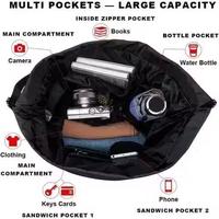 Gambar Tas Serut Sekolah Tas Ransel Unisex Cowok Cewek - Garis 2 dari NIGHTRAID Official Kab. Bandung 4 Tokopedia