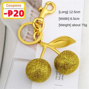 [10Styles]Cherry  Women's Handbag Decoration  Resin Cherry  Fashion Accessories Exquisite Gift chain lime green power sinukuan tree keychain necklace men meteor pendant donkiss photo locket thanos pill medusa bff elephant naruto khabalah poison om airbus