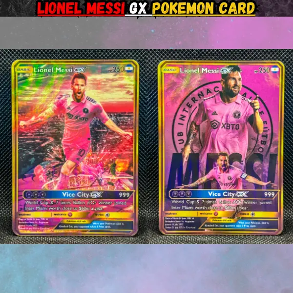 Lionel Messi GX Pokemon Card