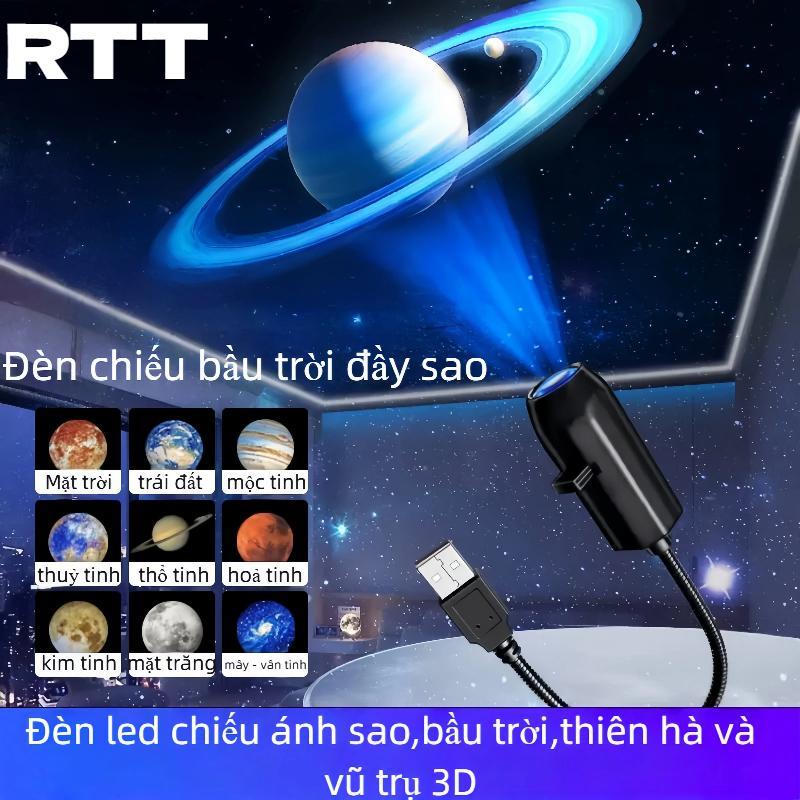 Đèn chiếu hành tinh mini cổng USB, Đầu đèn có thể xoay 360 độ để điều chỉnh góc…