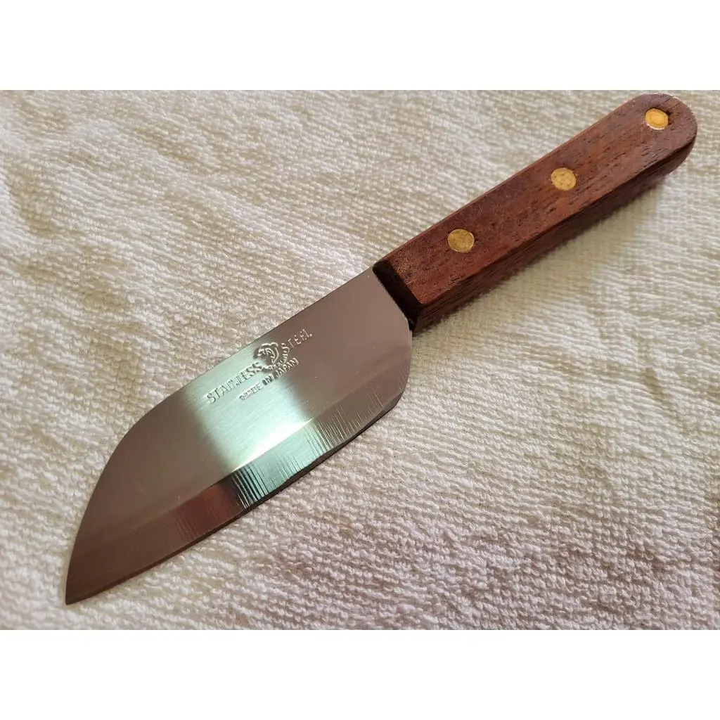 Made in Japan Hakkoh Wooden Handle Sharpest Durian, Fruit, Paring, Utility & Vegetable Knife, Without Sheath Knives Knives