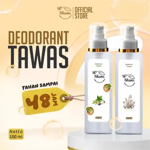 BIOSHEMA - BPOM Deodorant Tawas Spray 100ML / Crystal Deodoran / Natural DEO penghilang Bau Ketiak dan Badan NON Alkohol / Paraben Melembutkan Memutihkan