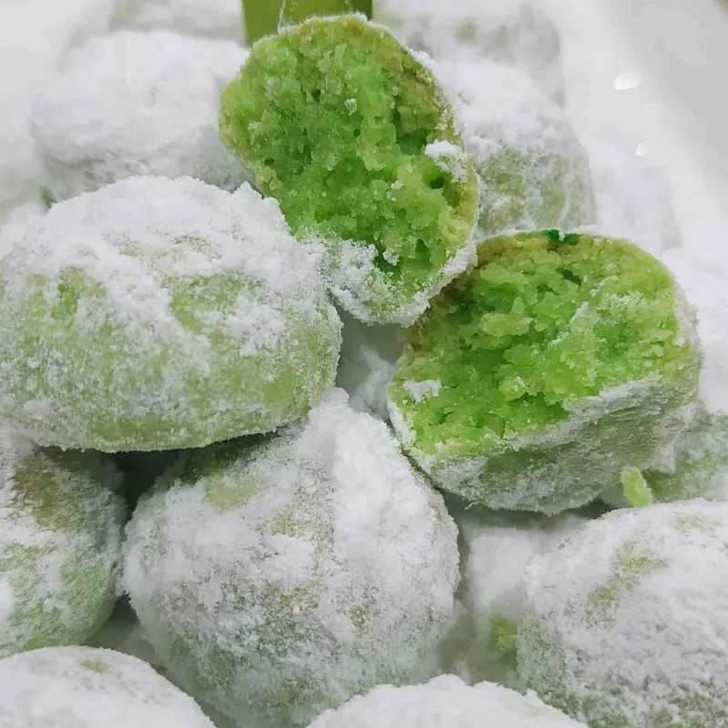 Putri Salju Keju pandan Kue Kering 1