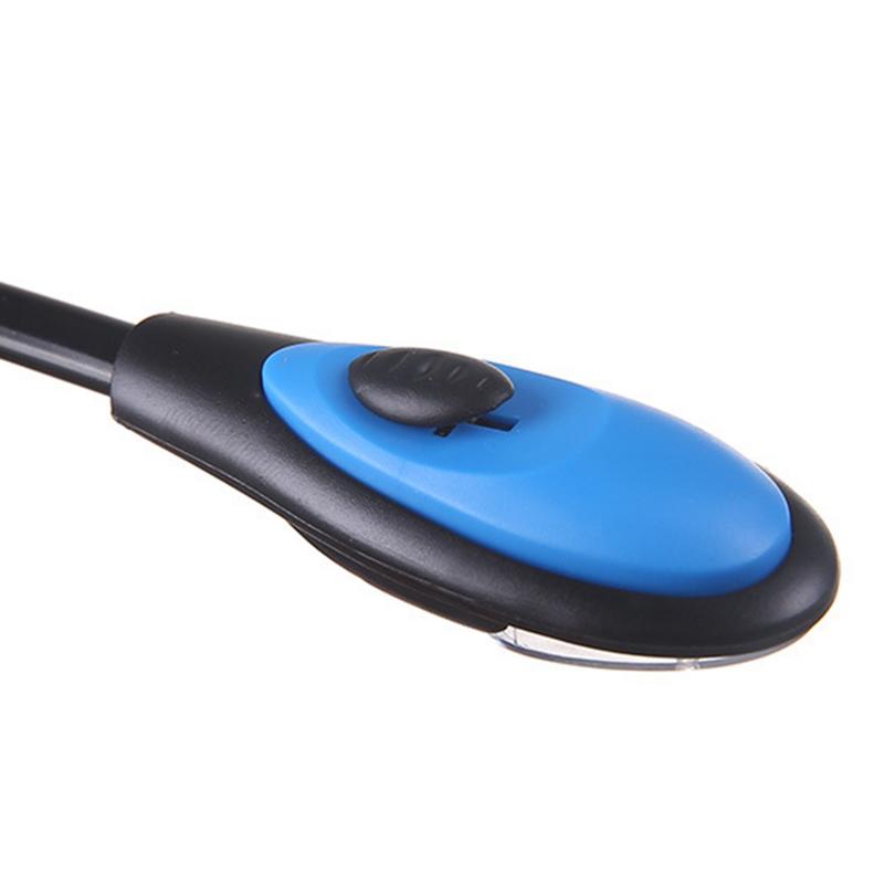 roewilng- Night Lamp Adjustable ABS LED Night Light Mini LED Clip Booklight Travel Adjustable 4