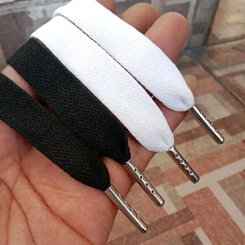 Tali sepatu 1lapis ujung flat aglets panjang 140cm Lebar 1,5cm Shoe