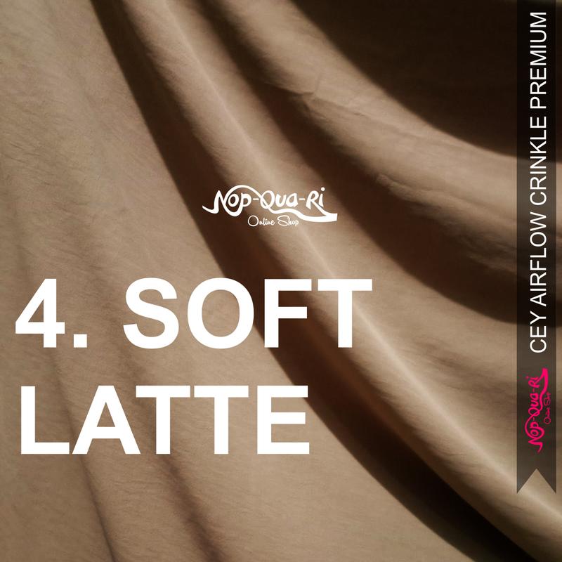 Kain Rayon Crinkle Premium Polos - Per 0,5m Panjang bahan gamis adem jatuh 5