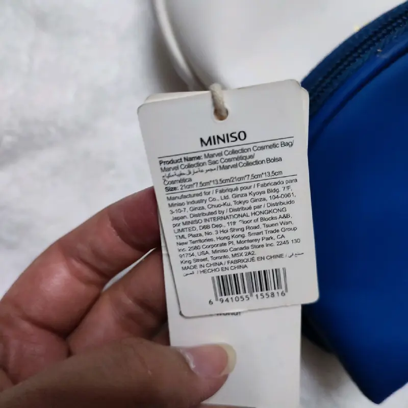MINISO MARVEL CLUTH BAG TAS KOSMETIK 2